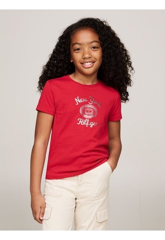 Camiseta Con Para Niña Logotipo Metalizado Tommy Hilfiger Tommy Hilfiger