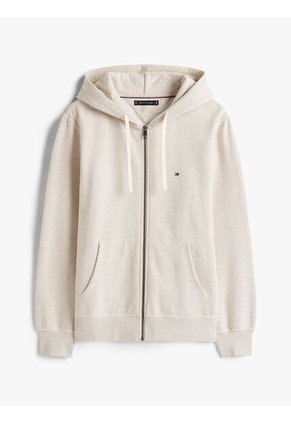 Buzo Gris De Felpa Con Capota Y Cremallera Tommy Hilfiger