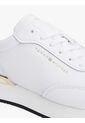 Tenis Blanco De Cuero Con Suela Gruesa Tommy Hilfiger de Tommy Hilfiger