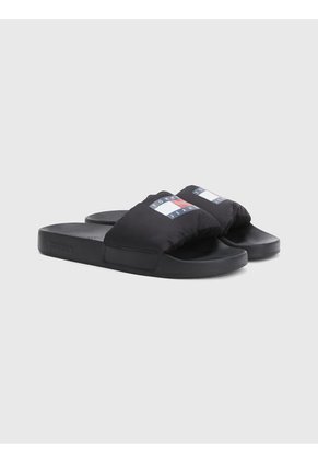 Sandalias Con Pala Acolchada Negro Tommy Hilfiger