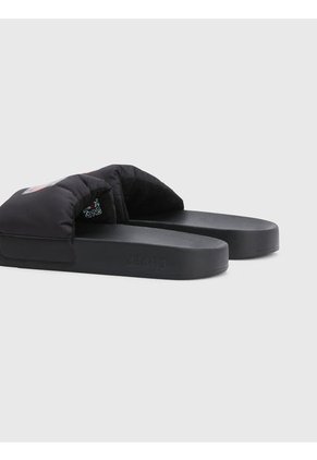 Sandalias Con Pala Acolchada Negro Tommy Hilfiger