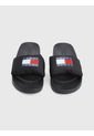 Sandalias Con Pala Acolchada Negro Tommy Hilfiger de Tommy Hilfiger