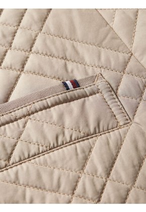 Gabán Beige Acolchado De Corte Amplio Para Mujer Tommy Hilfiger