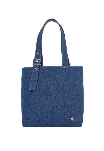 Bolso Azul Tote Denim Tommy Hilfiger
