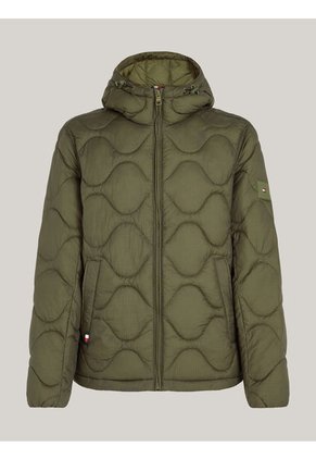 Chaqueta Verde Acochada Con Aislamiento Térmico Tommy Hilfiger