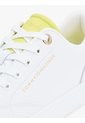 Tenis Blanco De Cuero Con Logo Metalizado Tommy Hilfiger de Tommy Hilfiger