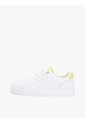 Tenis Blanco De Cuero Con Logo Metalizado Tommy Hilfiger de Tommy Hilfiger