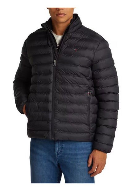 Chaqueta Negra Packable Tommy Hilfiger