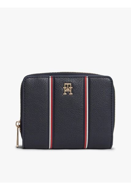 Billetera Azul Hilfiger Icon Con Cinta Distintiva Tommy Hilfiger
