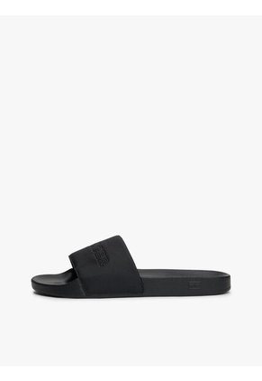 Sandalias Negro De Piscina Con Logo Tonal Tommy Hilfiger