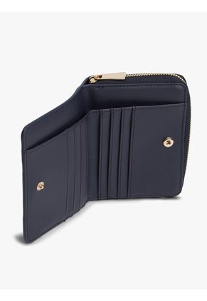 Billetera Azul Hilfiger Icon Con Cinta Distintiva Tommy Hilfiger