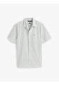 Camisa Blanca Seersucker De Corte Regular Con Diseño De Rayas Tommy Hilfiger de Tommy Hilfiger