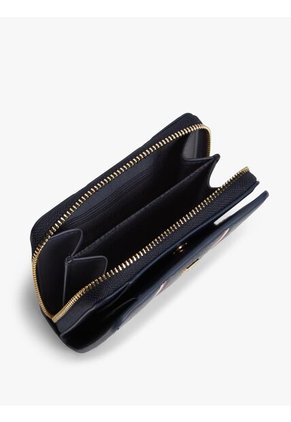 Billetera Azul Hilfiger Icon Con Cinta Distintiva Tommy Hilfiger