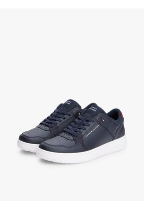 Tenis Azul Texturizados Con Suela Dentada Tommy Hilfiger