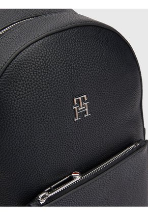 Morral Granulada Con Monograma Mujer Negro Tommy Hilfiger