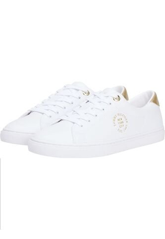 Tenis Blanco IM Con Detalles En Dorado Tommy Hilfiger Tommy Hilfiger