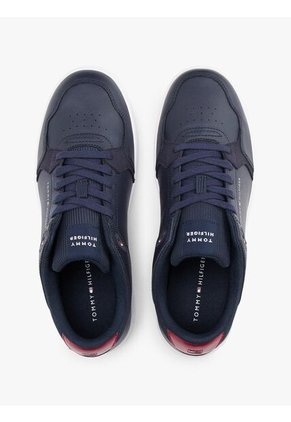 Tenis Azul Texturizados Con Suela Dentada Tommy Hilfiger