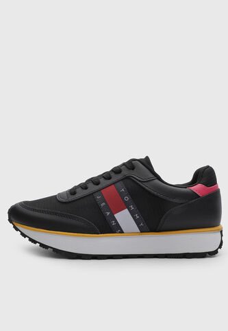 Tenis Lifestyle Tommy Hilfiger Negro Tommy Hilfiger
