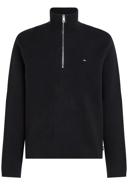 Saco De Punto Milano Hombre Negro Tommy Hilfiger
