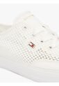 Tenis Blanco Con Logo Esmaltado Tommy Hilfiger de Tommy Hilfiger
