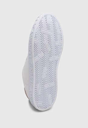 Tenis Lifestyle Blanco-Palo Rosa-Rojo Tommy Hilfiger Jeans Sneaker Pop