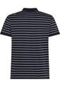 Polo Azul De Punto Interlock De Corte Regular Tommy Hilfiger de Tommy Hilfiger
