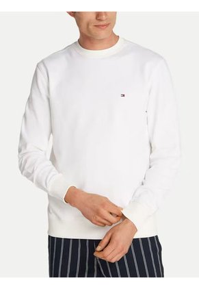 Saco Blanco De Cuello Redondo Tommy Hilfiger