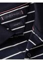 Polo Azul De Punto Interlock De Corte Regular Tommy Hilfiger de Tommy Hilfiger