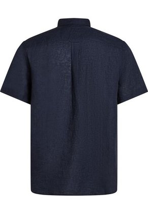 Camisa Azul Manga Corta De Corte Regular Tommy Hilfiger