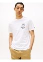 Camiseta Blanca Con Logo Gráfico Tommy Hilfiger de Tommy Hilfiger