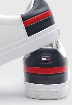 Tenis Casual Tommy Hilfiger Laddin Blanco
