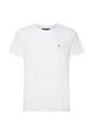 Camiseta Manga Corta Blanco Slim Fit Esencial de Tommy Hilfiger