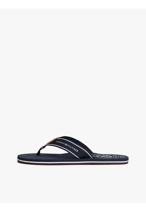 Sandalias Azul Con Tiras De Tejido Trenzado Tommy Hilfiger