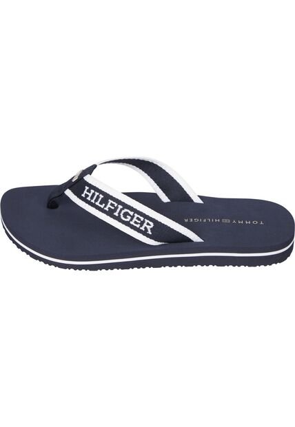 Chanclas Azul Trenzadas Con Monotipo Hilfiger Tommy Hilfiger