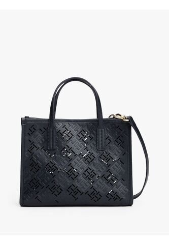 Bolso Azul Oscuro Tote City Con Monograma TH Tommy Hilfiger Tommy Hilfiger