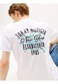 Camiseta Blanca Con Logo Gráfico Tommy Hilfiger de Tommy Hilfiger