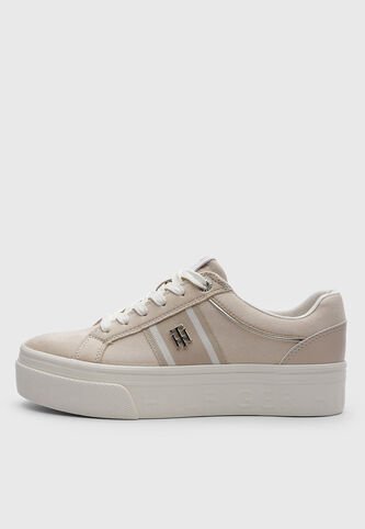 Tenis Lifestyle Tommy Hilfiger Badria 2  Taupe Tommy Hilfiger