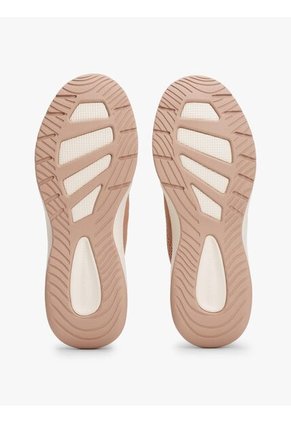 Tenis Beige De Punto Con Logo Bordado Tommy Hilfiger