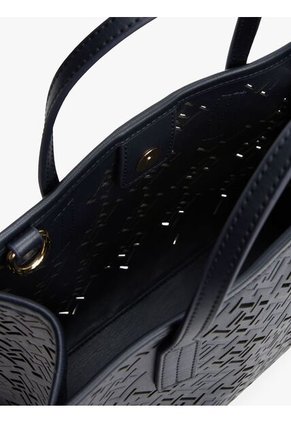 Bolso Azul Oscuro Tote City Con Monograma TH Tommy Hilfiger
