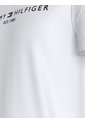 Camiseta Blanca Con Logo Bordado En El Pecho Tommy Hilfiger de Tommy Hilfiger
