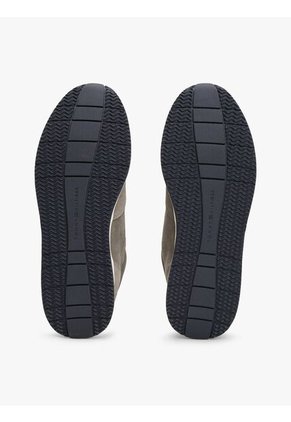 Tenis Gris Deportivos Híbridos De Ante Tommy Hilfiger