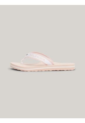 Chanclas Blanco Trenzadas Con Monotipo Hilfiger Tommy Hilfiger