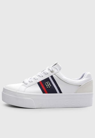 Tenis Lifestyle Tommy Hilfiger Badria Blanco Tommy Hilfiger