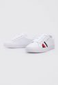 Tenis Lifestyle Blanco-Azul-Rojo Tommy Hilfiger Essential RWB Detail de Tommy Hilfiger