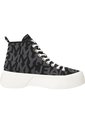 Tenis Altas De Punto Con Logos Mujer Negro Tommy Hilfiger de Tommy Hilfiger