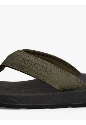Sandalias Verde Con Logo Tommy Hilfiger