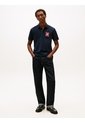 Polo Azul Marino De Corte Regular Con Logo Gráfico Tommy Hilfiger de Tommy Hilfiger