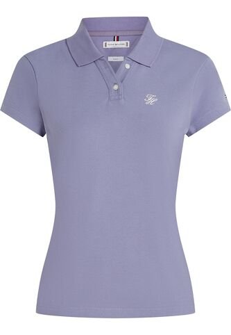 Polo Purpura De Corte Slim Con Logo Script Tommy Hilfiger Tommy Hilfiger