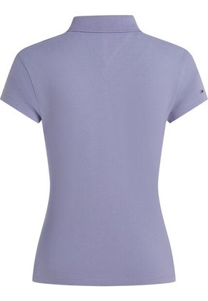 Polo Purpura De Corte Slim Con Logo Script Tommy Hilfiger