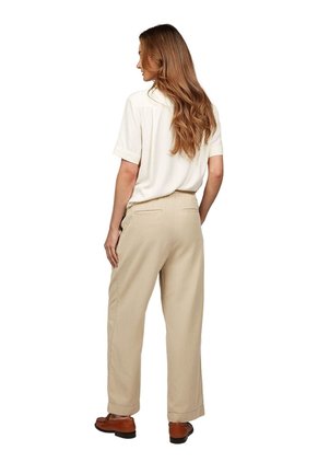 Pantalones Beige Cortos Plisados Tommy Hilfiger